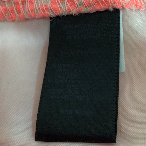 Express Neon Animal Print High Waisted Shorts Size 00 NEW - Picture 4 of 5